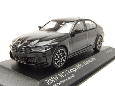 BMW M3 2020 schwarz Modellauto 1:43 Minichamps