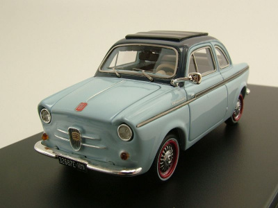NSU Fiat Weinsberg 500 1960 hellblau/schwarz Modellauto...